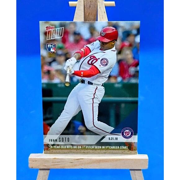 2018 Topps Now Juan Soto #235 Rookie Debut Card (RC) 6815 Print Run!